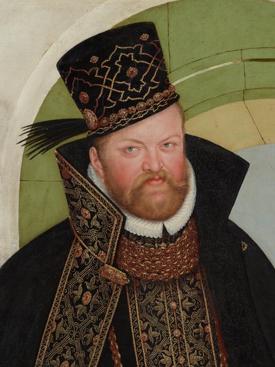 August, Kurfürst von Sachsen (1526-1586) von Lucas Cranach the Younger  